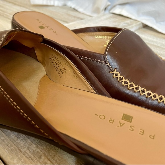 Pesáro Leather Mules - Picture 3 of 7